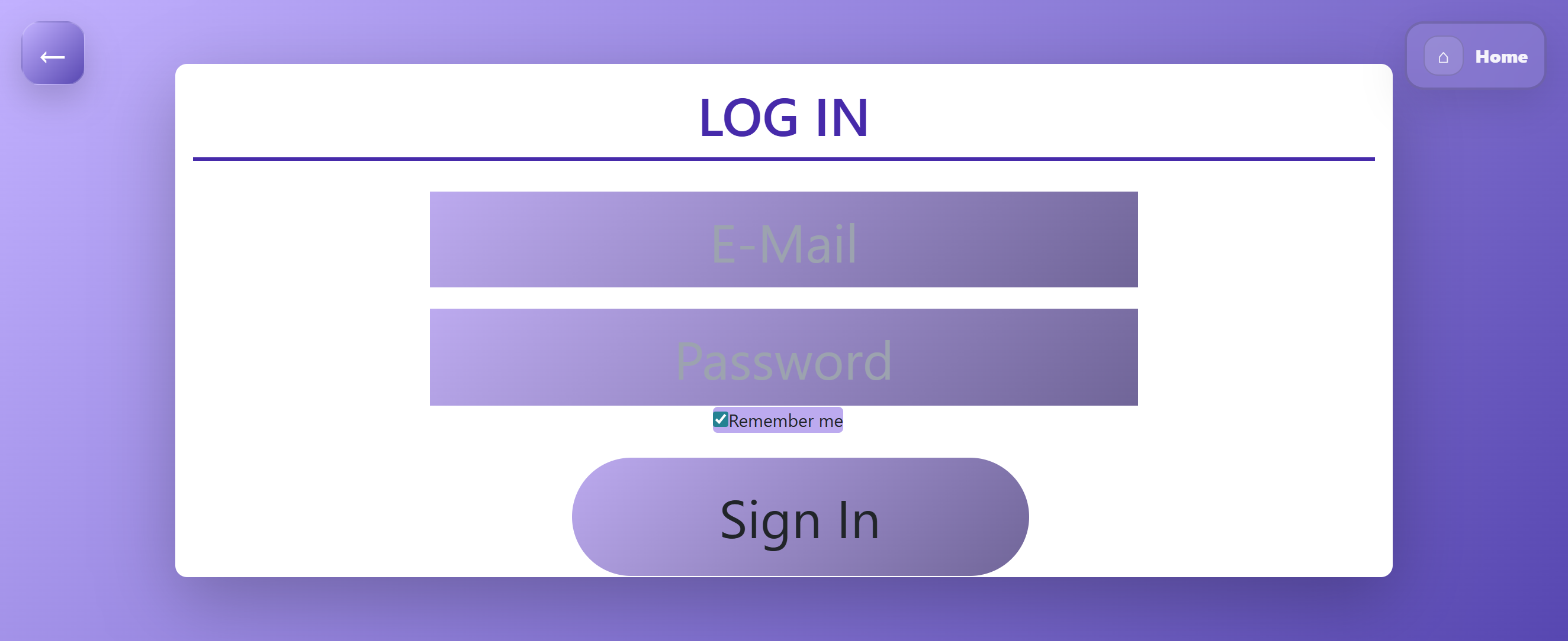 Web Login